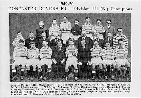 Doncaster Rovers Team Photos: DRFC Team Photo: 1949-50